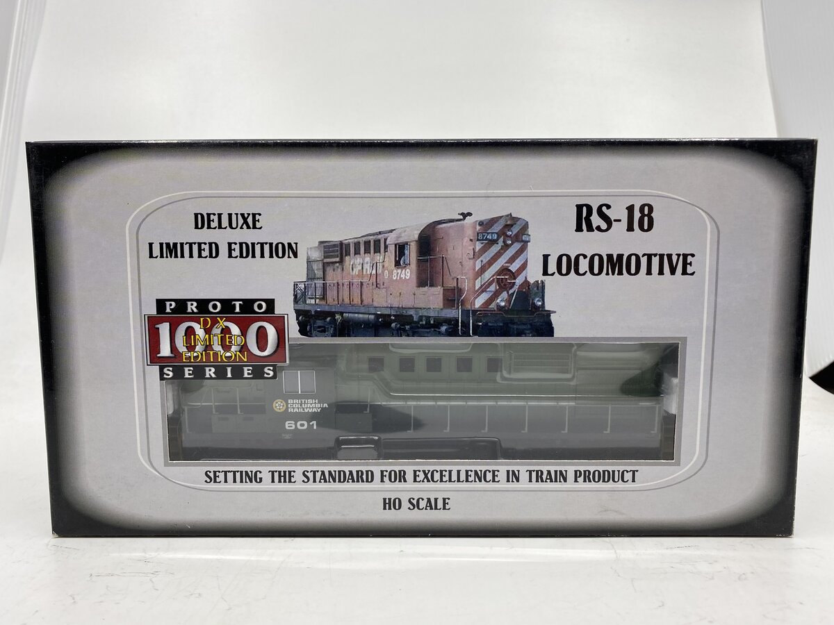 Proto 1000 600089 HO Scale BCR Deluxe Ltd. Edition RS-18 Diesel Locomotive #601 LN/Box