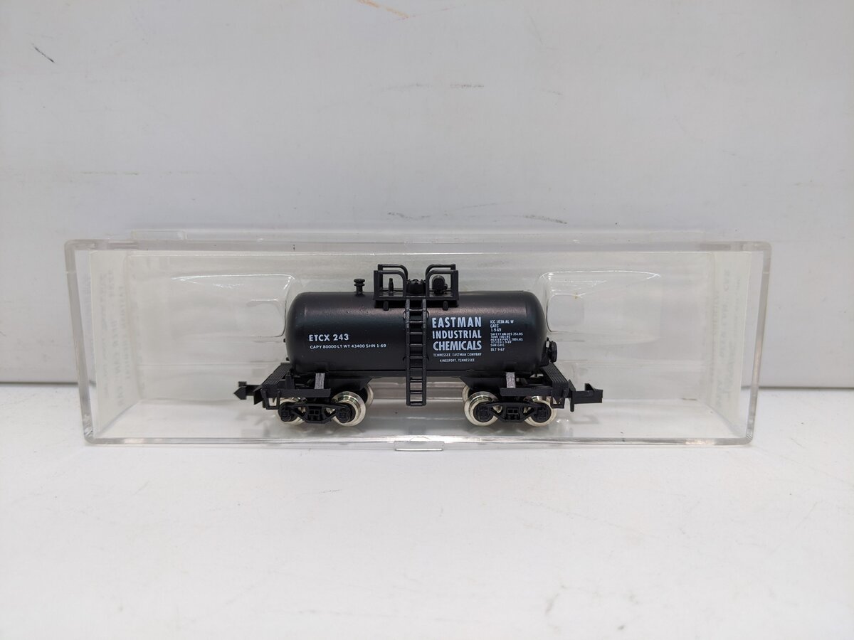 Atlas 3234 N Scale Eastman Chemical "Beercan" Tank Car #243 LN/Box