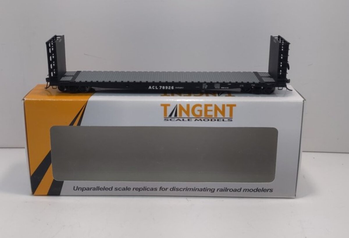 Tangent 11050-02 GCS 60' Flat Car w/Bulkheads ACL Original 1964 #78926 LN/Box
