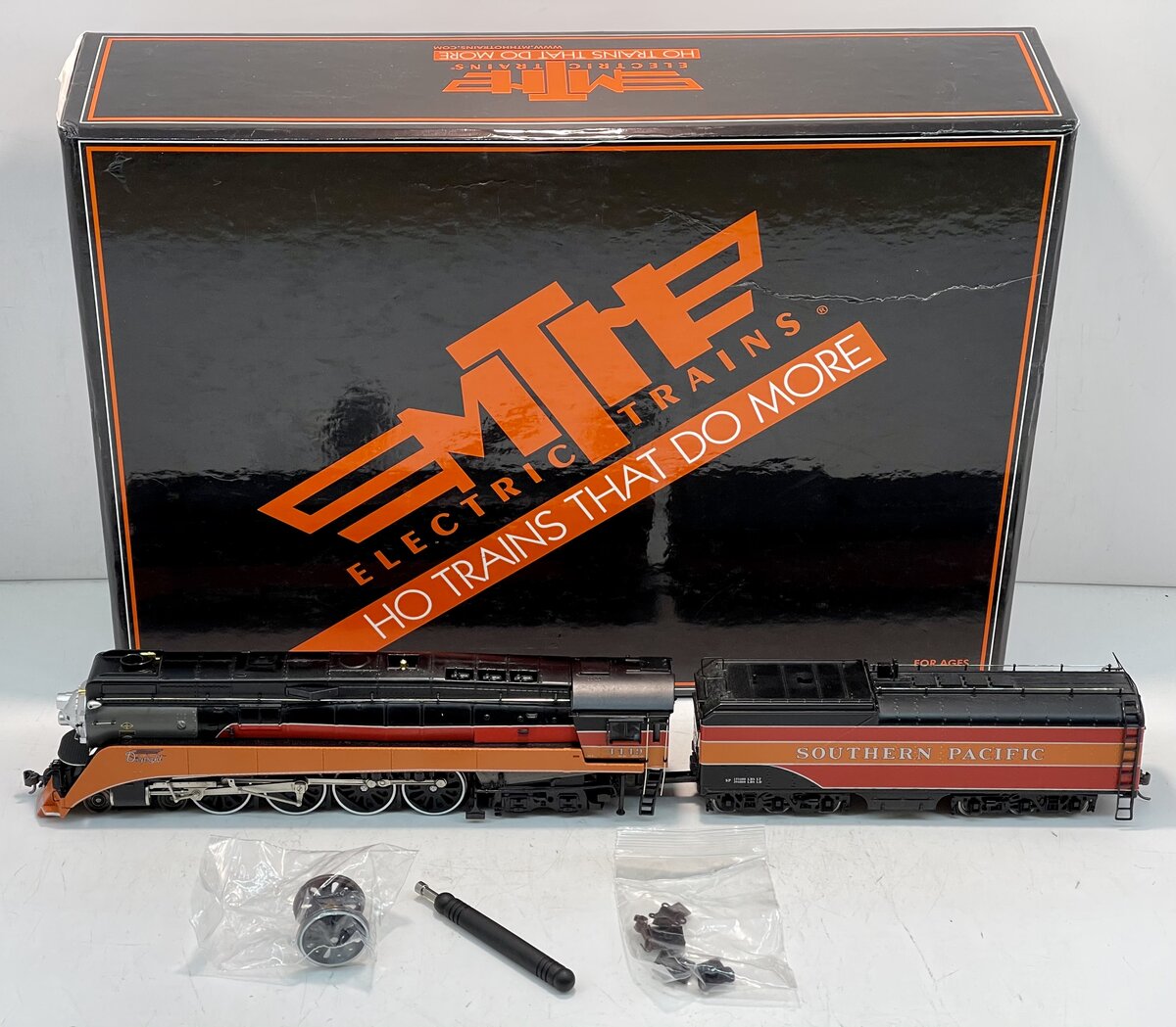 MTH 80-3116-1 HO Scale Southern Pacific 4-8-4 GS-4 Steam Engine w/PS3