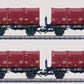 Marklin 48270 HO Scale Deutsche Bahn Flatcar Set with Brown Vats LN/Box