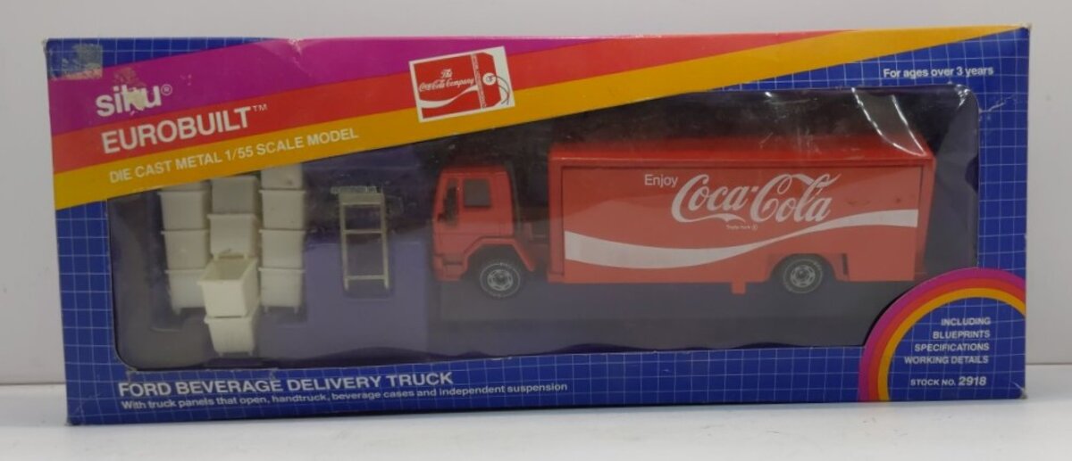 Siku 2918 O Gauge Ford Coca Cola Beverage Delivery Truck