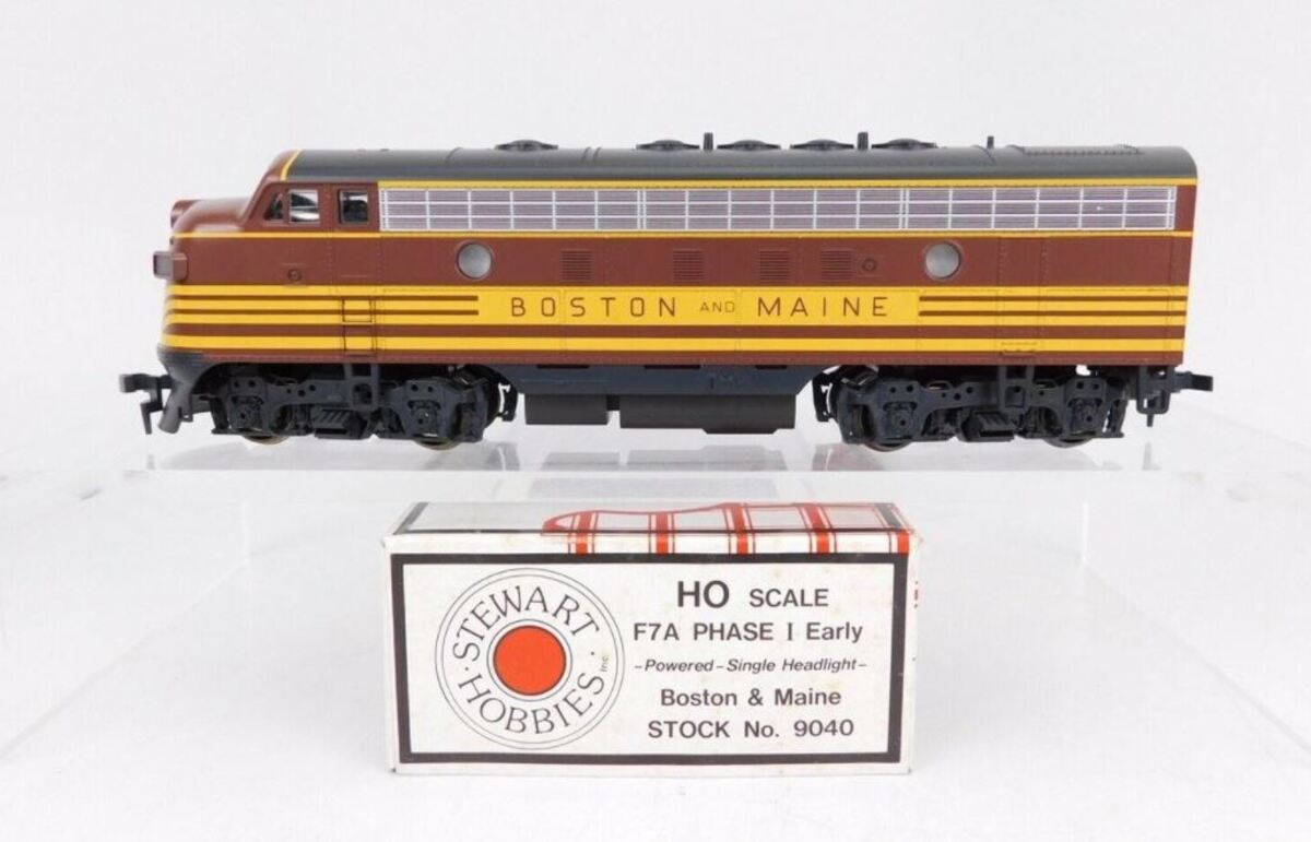 Stewart Hobbies 9040 Stewart 9040 HO Scale Boston Maine F7A Diesel Locomotive LN/Box