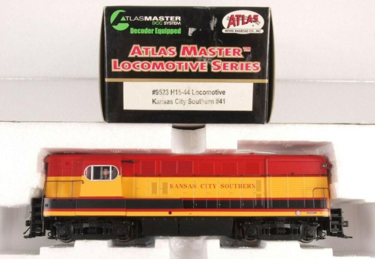 Atlas 9523 HO Kansas City Southern H15-44 Locomotive #41