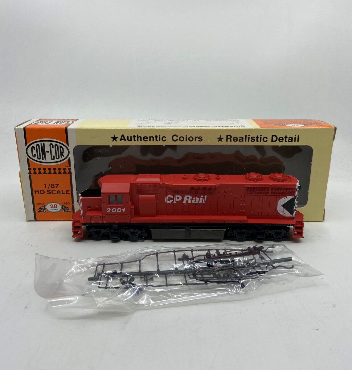 Con-Cor 0015-002016 HO CP Rail EMD GP-38 #3001