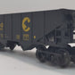 Lionel 6-16456 O Gauge Chessie B&O 2-Bay Hopper #235155 LN
