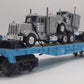 Lionel 6-36091 O Gauge Maersk Flat Car #250129 w/ 2 Die-Cast Tractors LN/Box