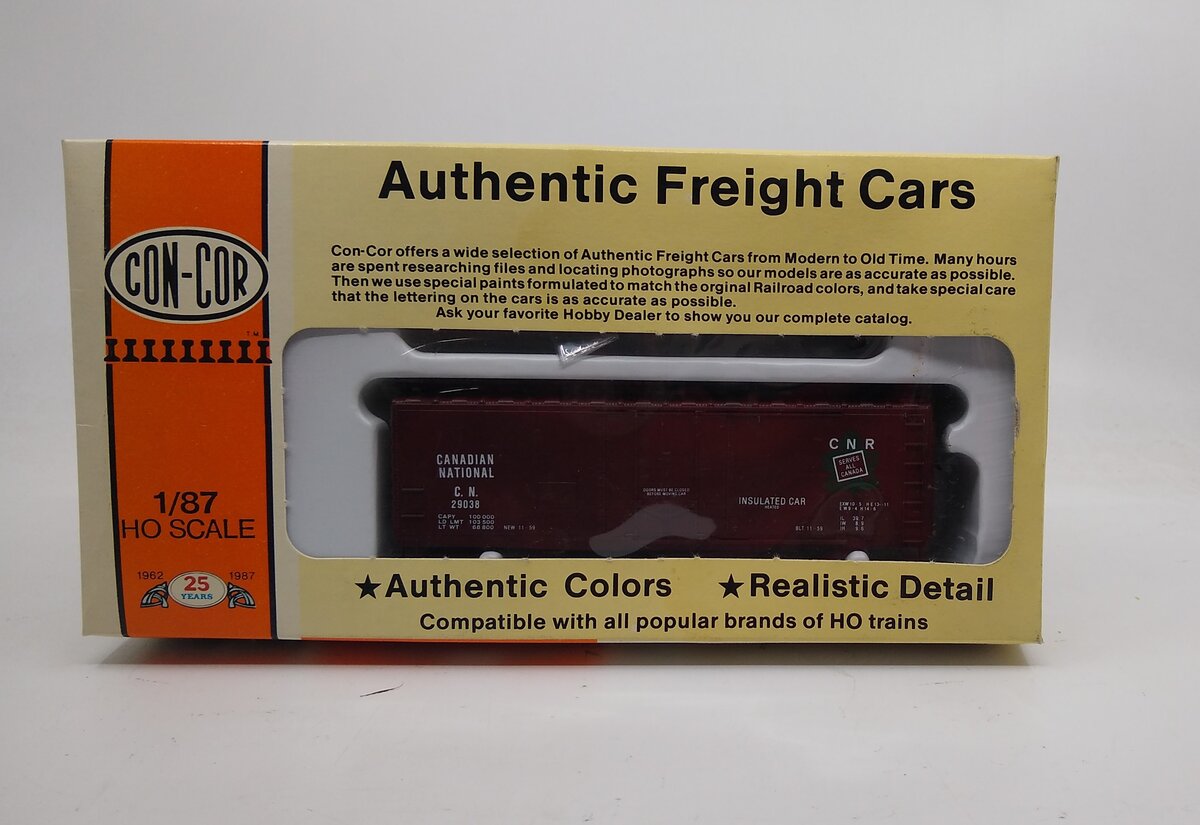 Con-Cor 0001-009468 HO Canadian National PS-1 PD Box Car Kit #29038