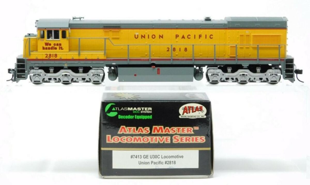 Atlas 7413 Union Pacific GE U30C Diesel Engine #2818 w DCC LN/Box