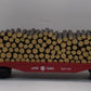 Industrial Rail IDM7005 027 Flatcar w/ Bulkhead Pulp Wood Load LN/Box