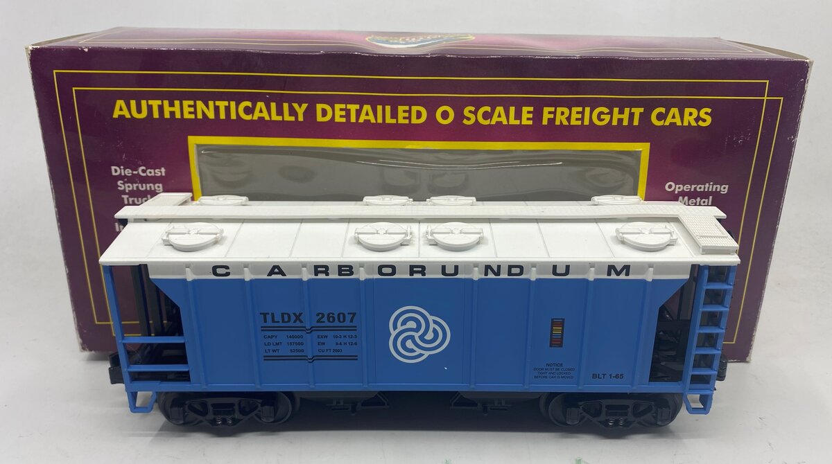 MTH 20-97122 O Gauge Carborundum PS-2 Hopper #2607 LN/Box