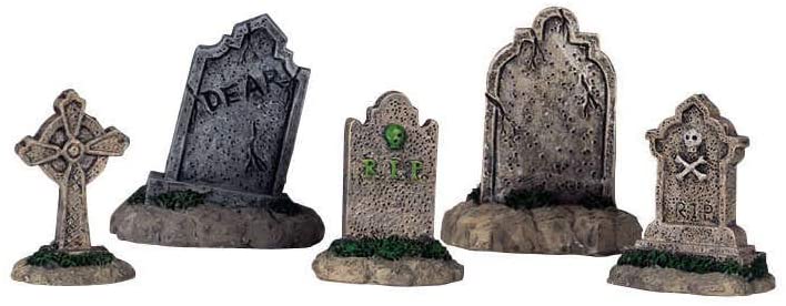 Lemax 44145 Spooky Town Tombstones (Set of 5)