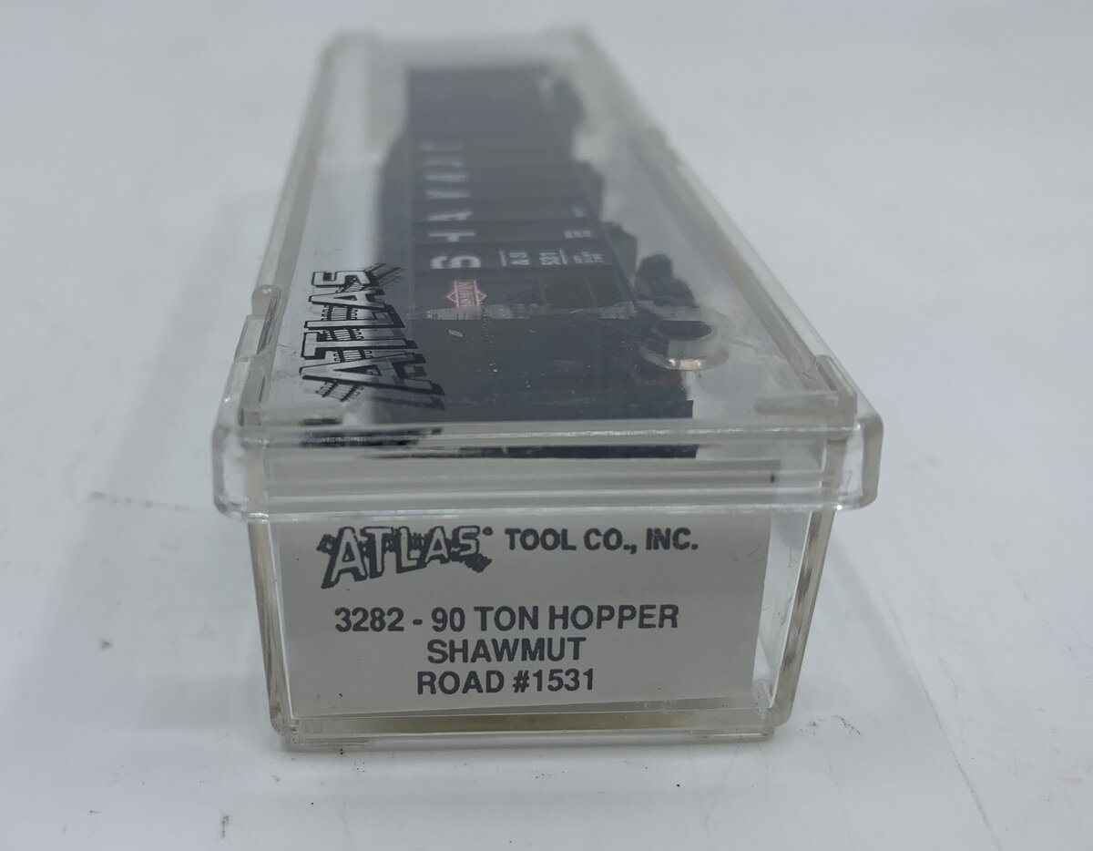 Atlas 3282 N Scale Shawmut 90 Ton Hopper #1531 LN/Box