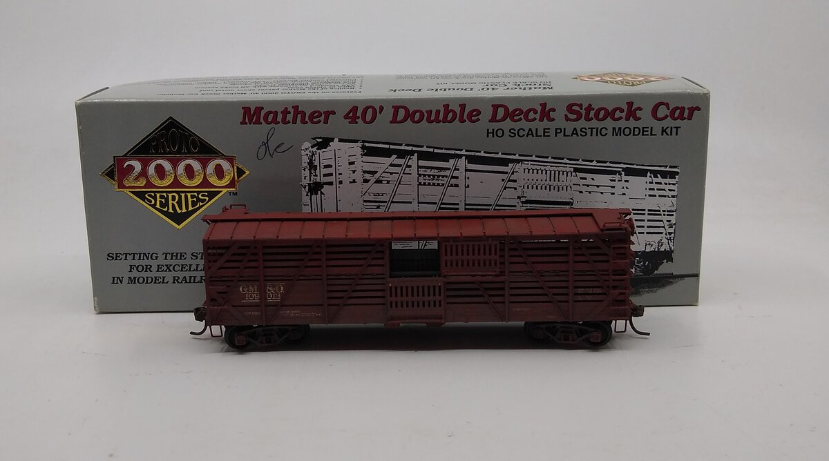 Proto 2000 21384 GM&O Double Deck Stock Car # 109013 Kit
