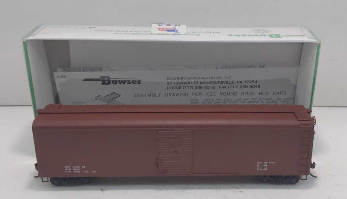 Bowser 55424 HO Brown 50' Single Door Box Car