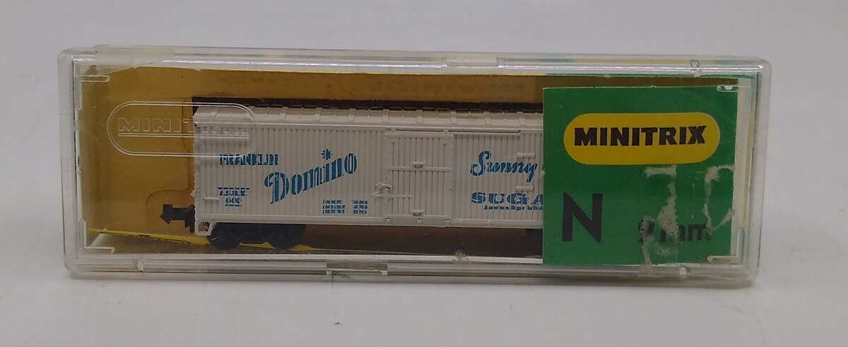 Minitrix 3190 N Scale Domino Sugar Old Time Box Car #600 LN/Box