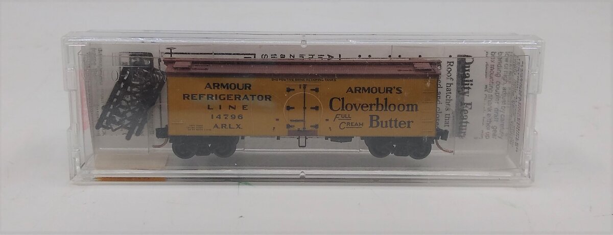 Micro-Trains 05800550 N Armour Refrigerator Line '36 Wood Sheathed Reefer #14796 NIB