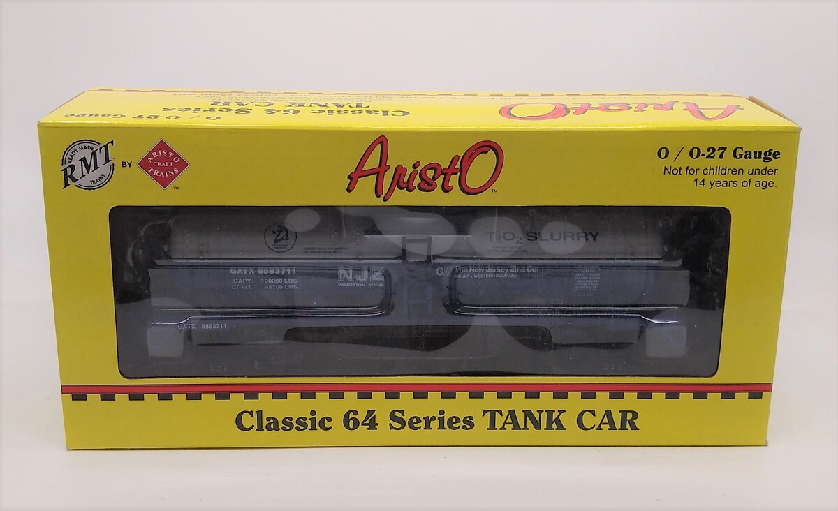 RMT 96899-37B O Gauge NJ Zinc Tank Car #6893711
