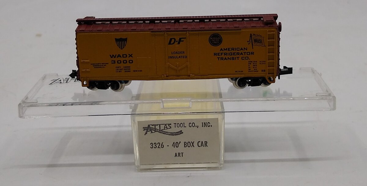 Atlas 3326 ART 40' Boxcar #3000 LN/Box