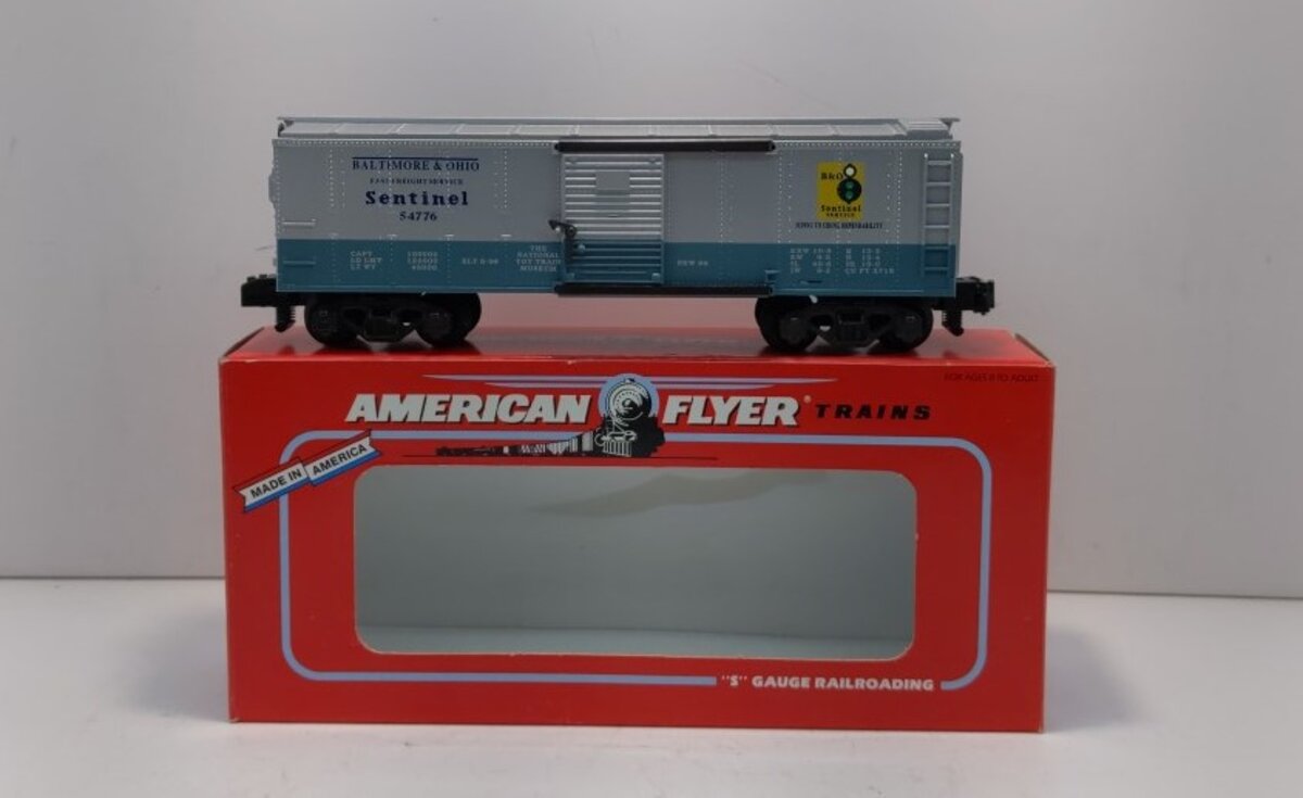American Flyer 6-48326 S Gauge TCA '96 Baltimore & Ohio Sentinel Box Car #54776 LN/Box