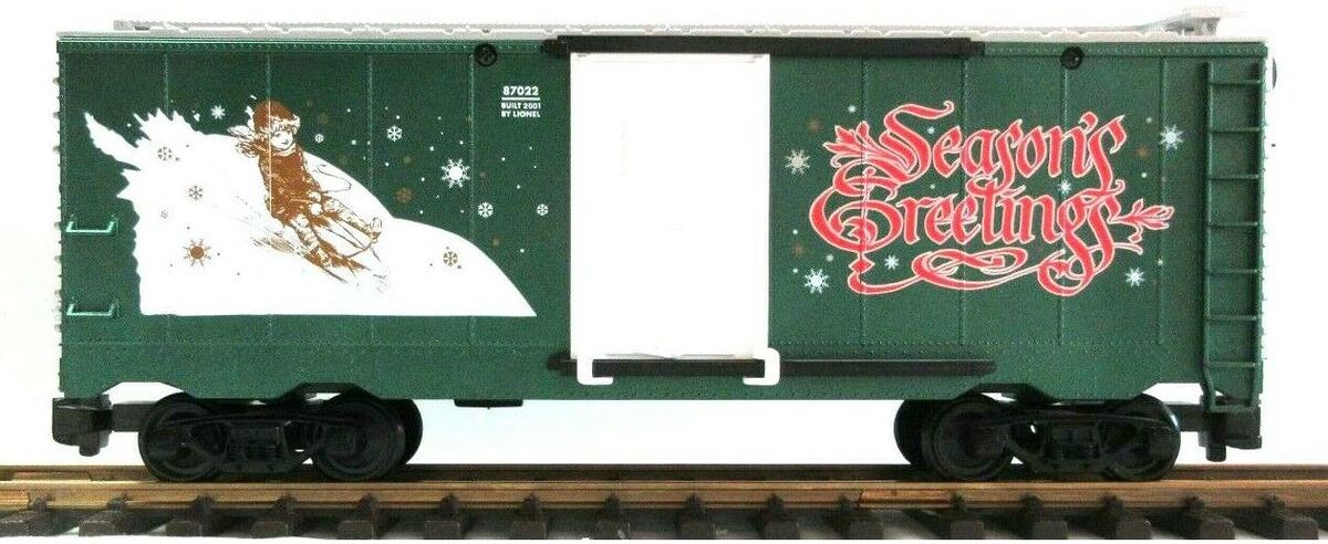 Lionel 8-87022 G Scale Christmas Boxcar