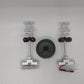 MTH 30-11014 O Scale RailKing Crossing Flasher W/Sound Operating (Set of 2) LN/Box