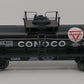 K-Line K-639104 O Gauge Conoco Riveted Tank Car/Bank LN/Box