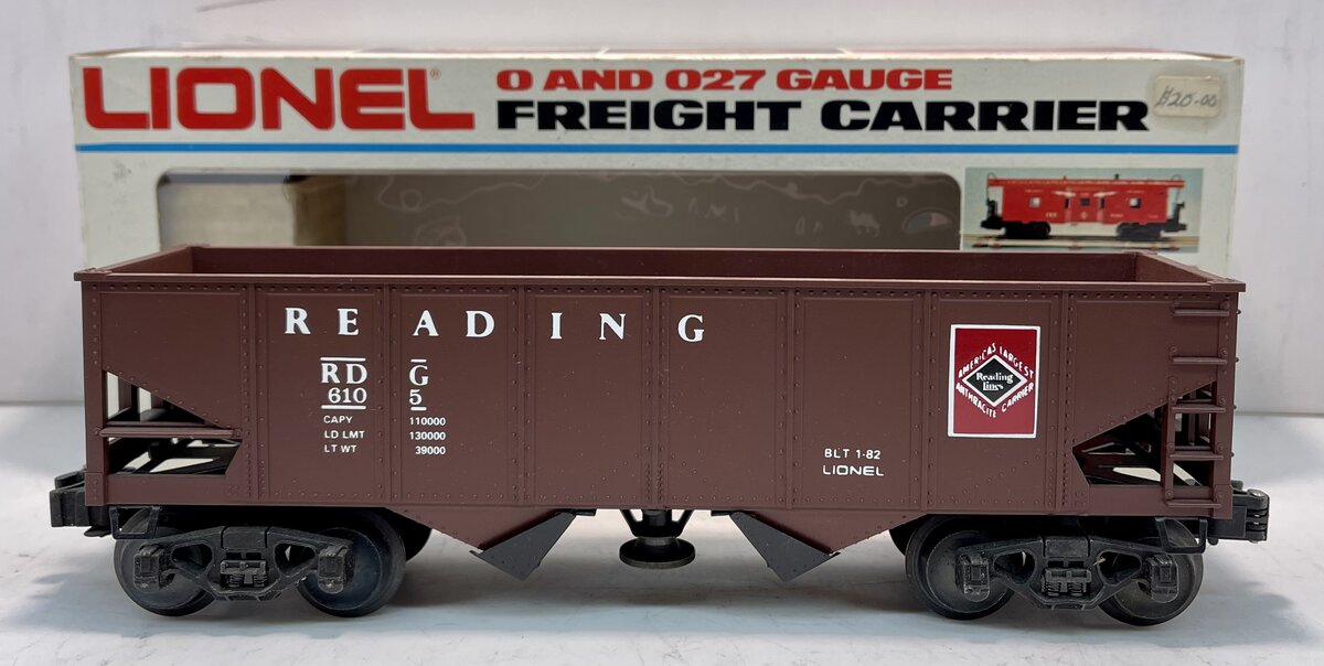 Lionel 6-6105 O Gauge Reading Operating Hopper #6105 NIB