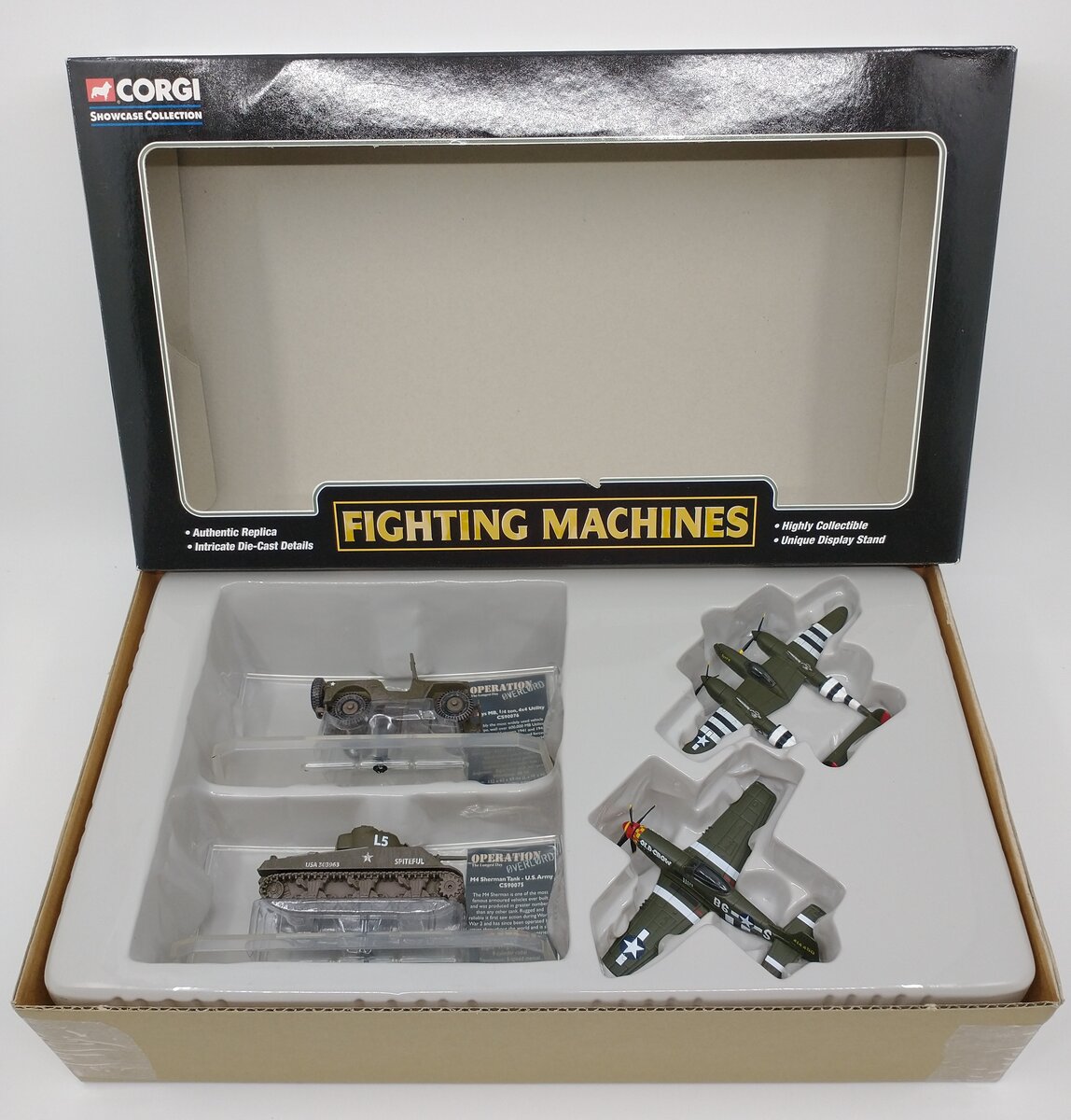 Corgi CSCW19004 1:72 Die Cast WWII D-Day Invasion Operation Overlord Set of 4