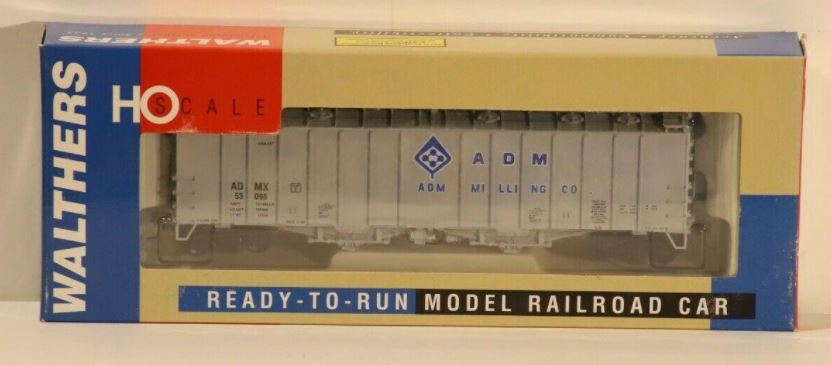 Walthers 932-3688 HO Scale ADM 50' Airslide Covered Hopper Car #53098 LN/Box