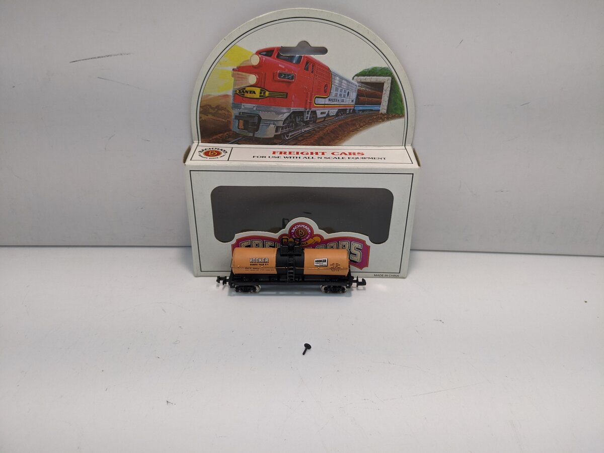Bachmann 73661 N Scale Hooker Chemicals 41' Chemical Tank Car #69502 LN/Box