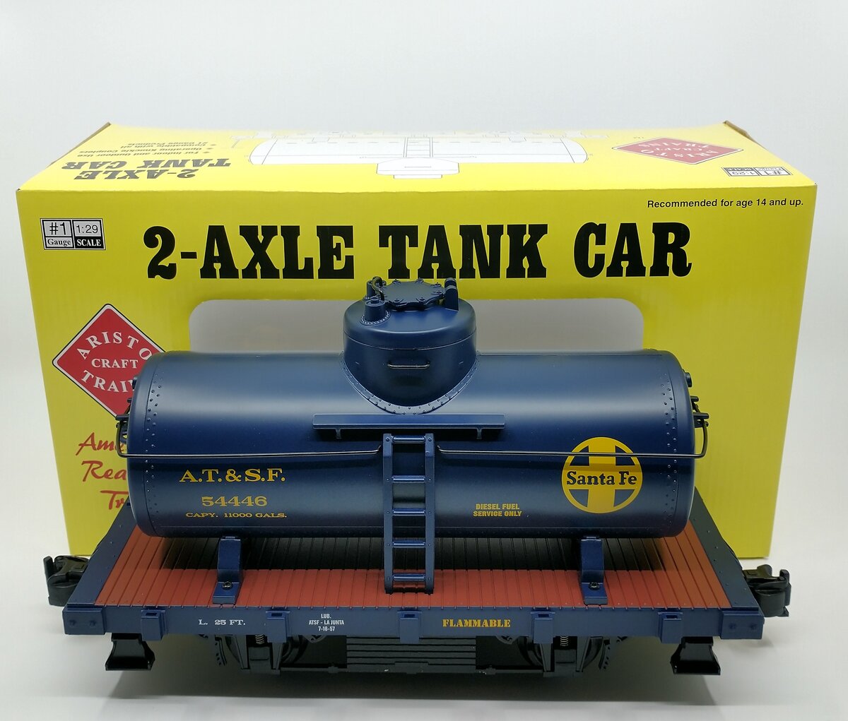 Aristo-Craft 40102 Santa Fe 20' Tank Car