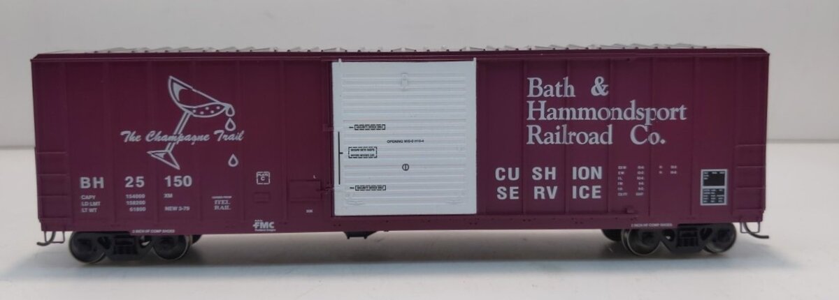 Athearn 91405 HO Scale Bath & Hammondsport FMC Box Car #25150 LN/Box