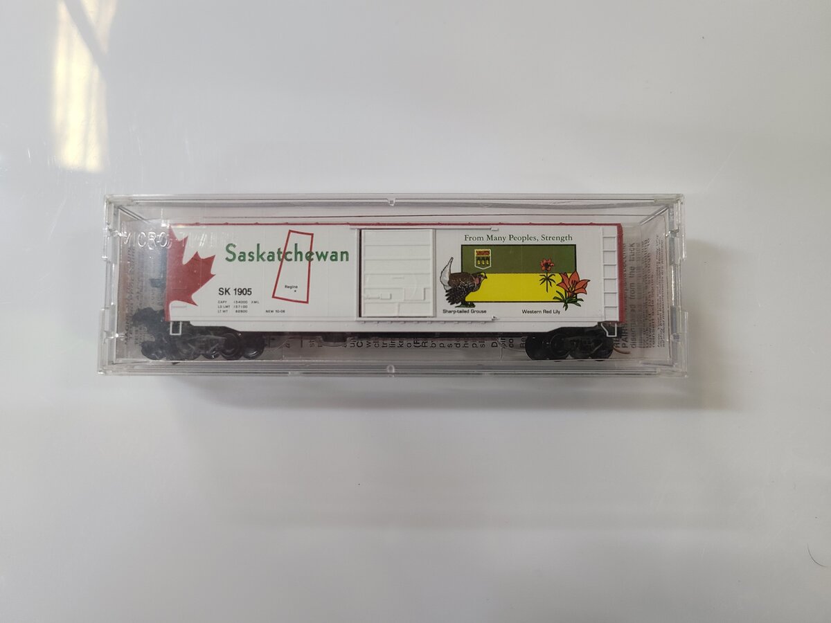 Micro-Trains 07700153 N Saskatchewan 50' Standard Single Door Boxcar #1905 LN/Box