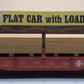 Aristo-Craft 46320 G Atchison Topeka & Santa Fe Flat Car w/Load (Metal Whels) LN/Box