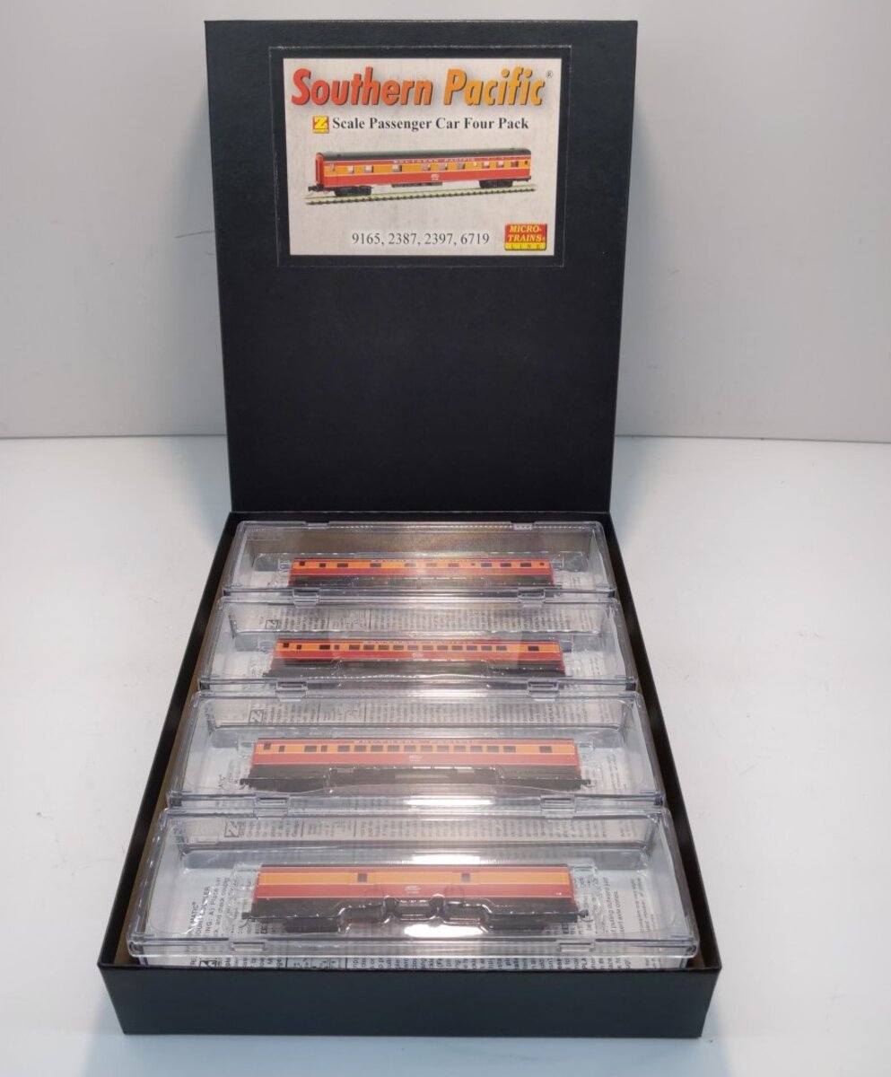 Micro-Trains 99401190 Z Southern Pacific Passenger Cars 4-Pack NIB