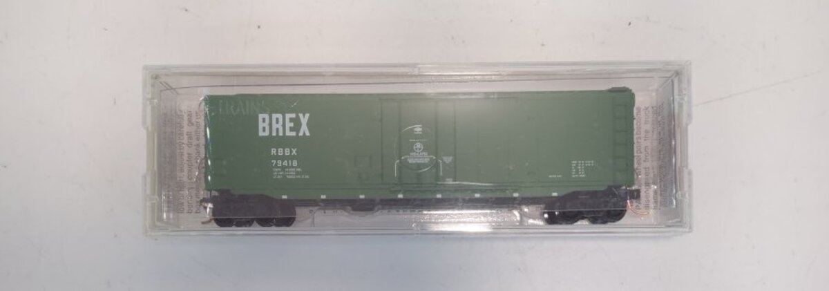 Micro-Trains 03200090 N BREX 50' Standard Steel Plug Door Boxcar #79418 LN/Box