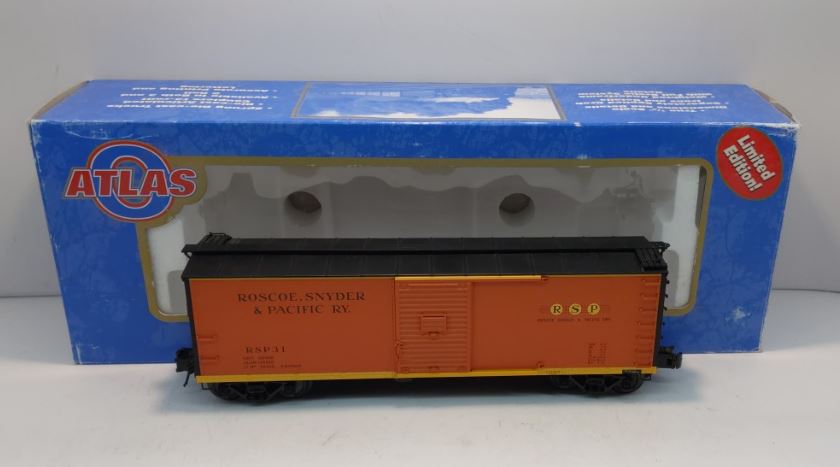 Atlas 6487-1 O Roscoe, Snyder & Pacific USRA Steel Re-Built Boxcar #31 (3 Rail) LN/Box