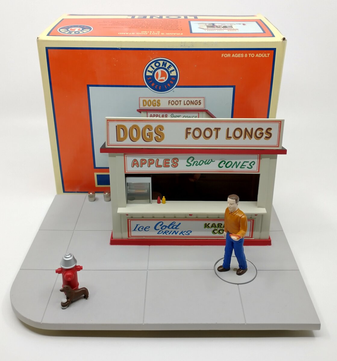 Lionel 6-14160 O Animated Frank's Hot Dog Stand LN/Box