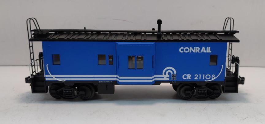 MTH 20-91039 O Gauge Conrail Bay Window Illuminated Caboose #21108 EX/Box