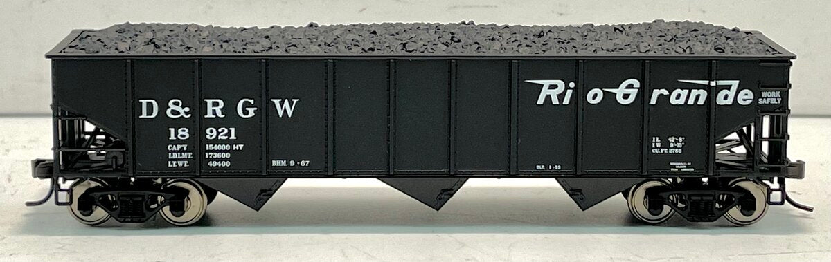 Atlas 931 HO Scale Denver & Rio Grande Western AAR 70-Ton 9 Panel Hopper #18921 NIB
