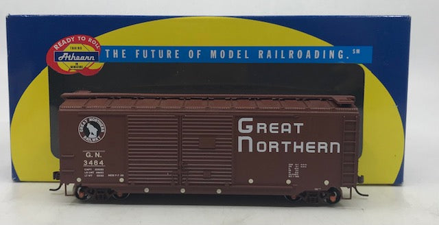 Athearn 70464 HO Scale GN 40' Double Door Boxcar #3484