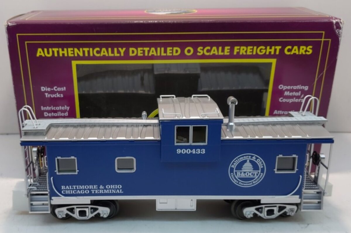 MTH 20-91423 O Gauge CSX Extended Vision Caboose #900433 NIB