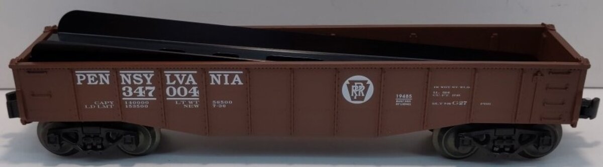 Lionel 6-19485 O Gauge Pennsylvania Railroad Culvert Gondola #347004 LN/Box
