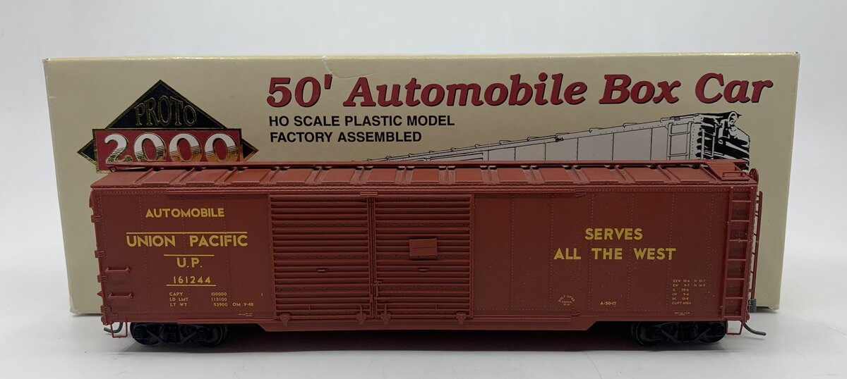 Proto 2000 HO UP 50' Automobile Box Car #161244 LN/Box