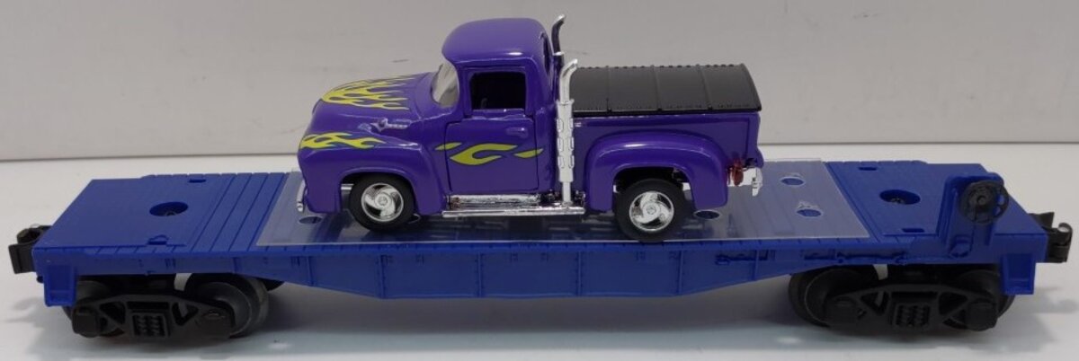 Lionel 6-36056 O Gauge Blue Flatcar w/Ford Truck LN/Box