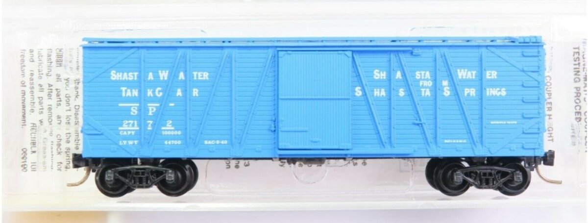 Micro-Trains 02800140 N Shasta Water 40' Outside Braced Boxcar #27172 LN/Box