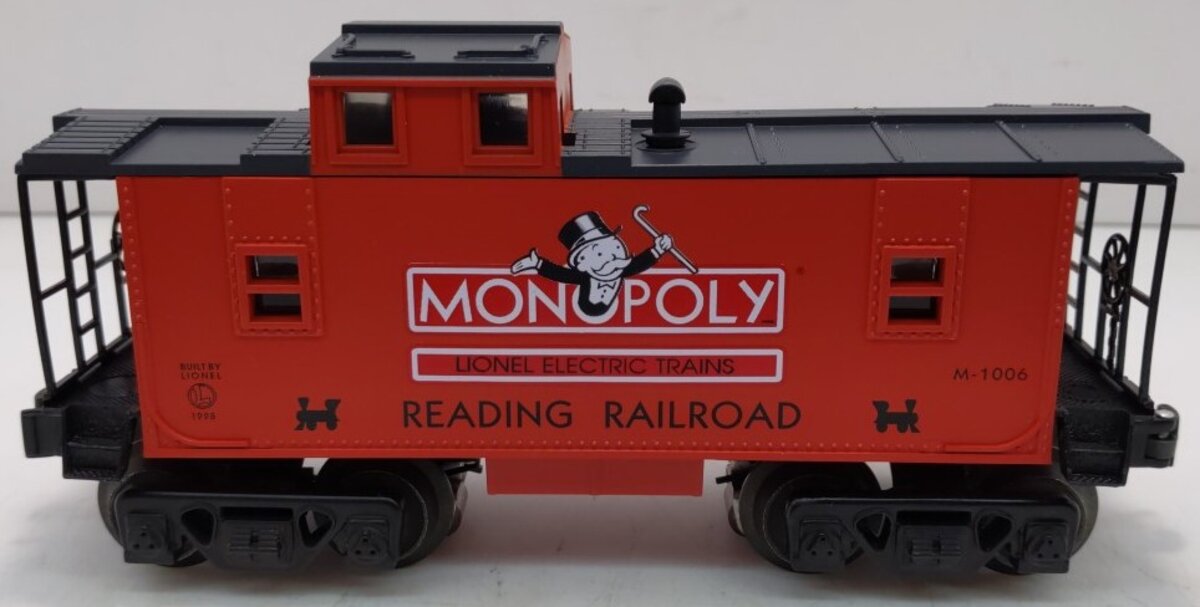 Lionel 6-52161 O Gauge Monopoly Reading Railroad Caboose EX/Box