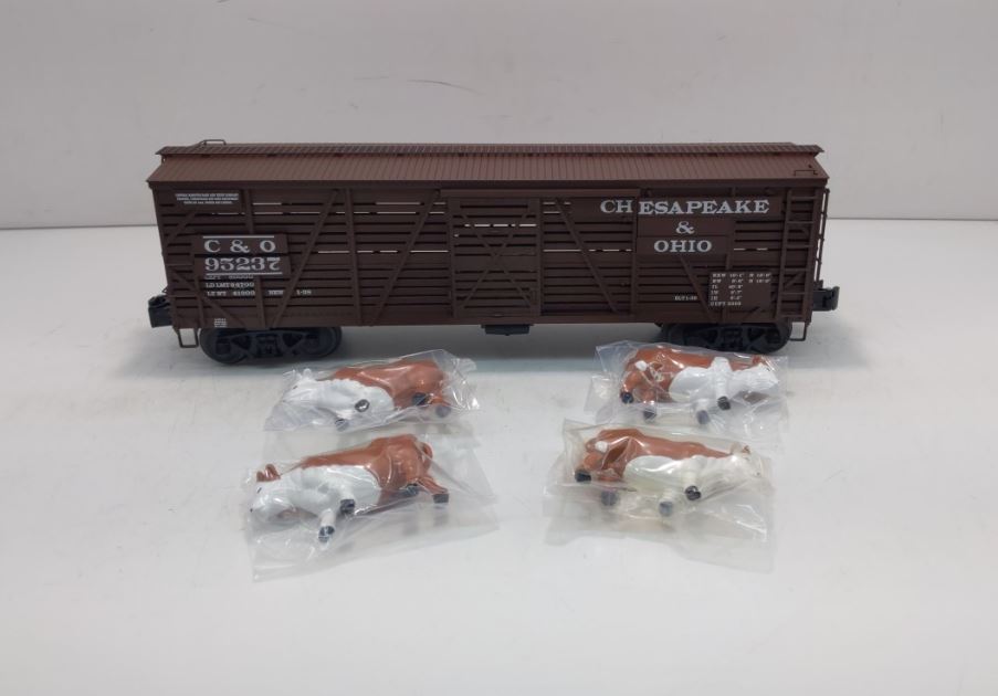 Lionel 6-17711 O Gauge Chesapeake & Ohio ACF 40-Ton Stock Car #95237