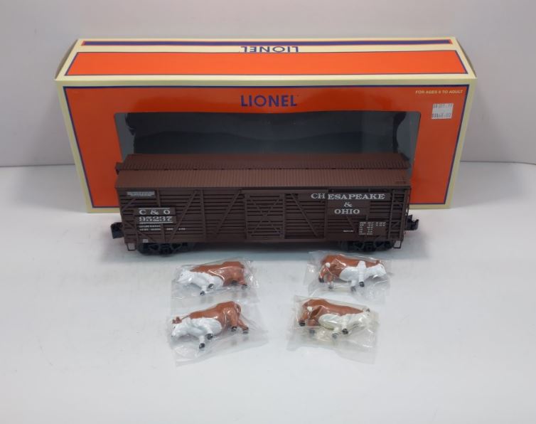 Lionel 6-17711 O Gauge Chesapeake & Ohio ACF 40-Ton Stock Car #95237 LN/Box